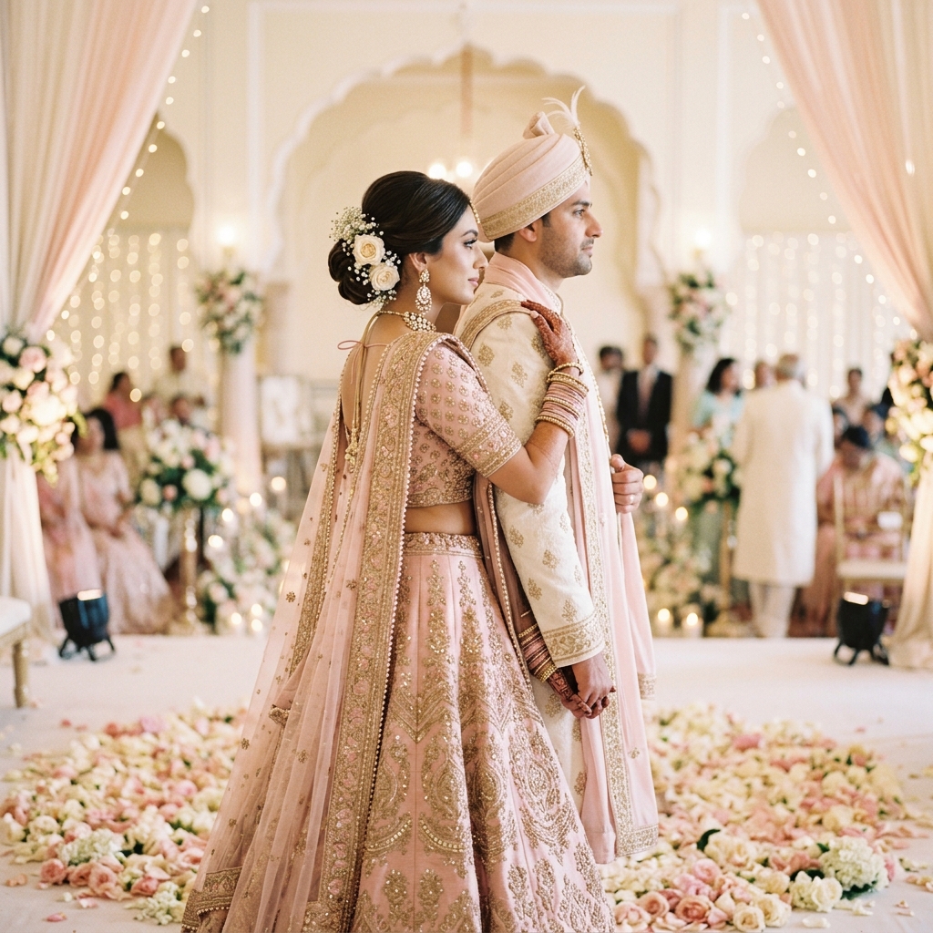 Elegant Indian Wedding Couple